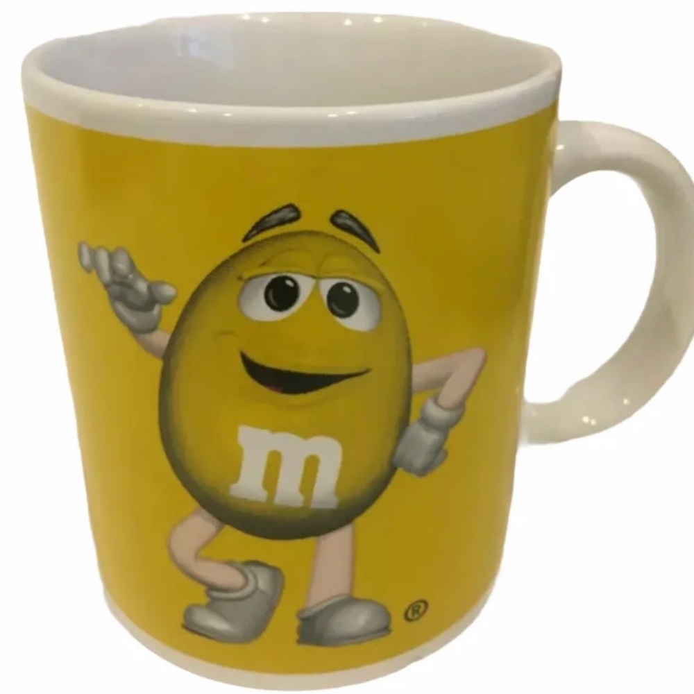 M&M Candie's Yellow Coffee Cup Mug